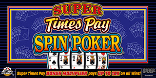 Super Times Pay Spin Poker